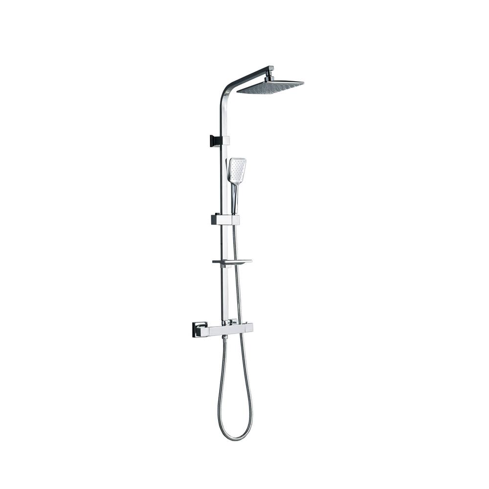 Mediterraneo Siena 1spray 7.87 in. Dual Shower Head and Handheld