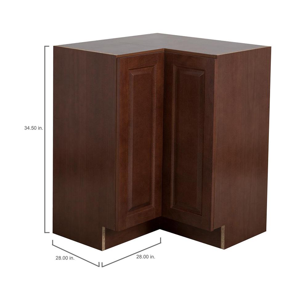 Hampton Bay Benton Assembled 27 8x34 5x27 78 In Lazy Susan Corner