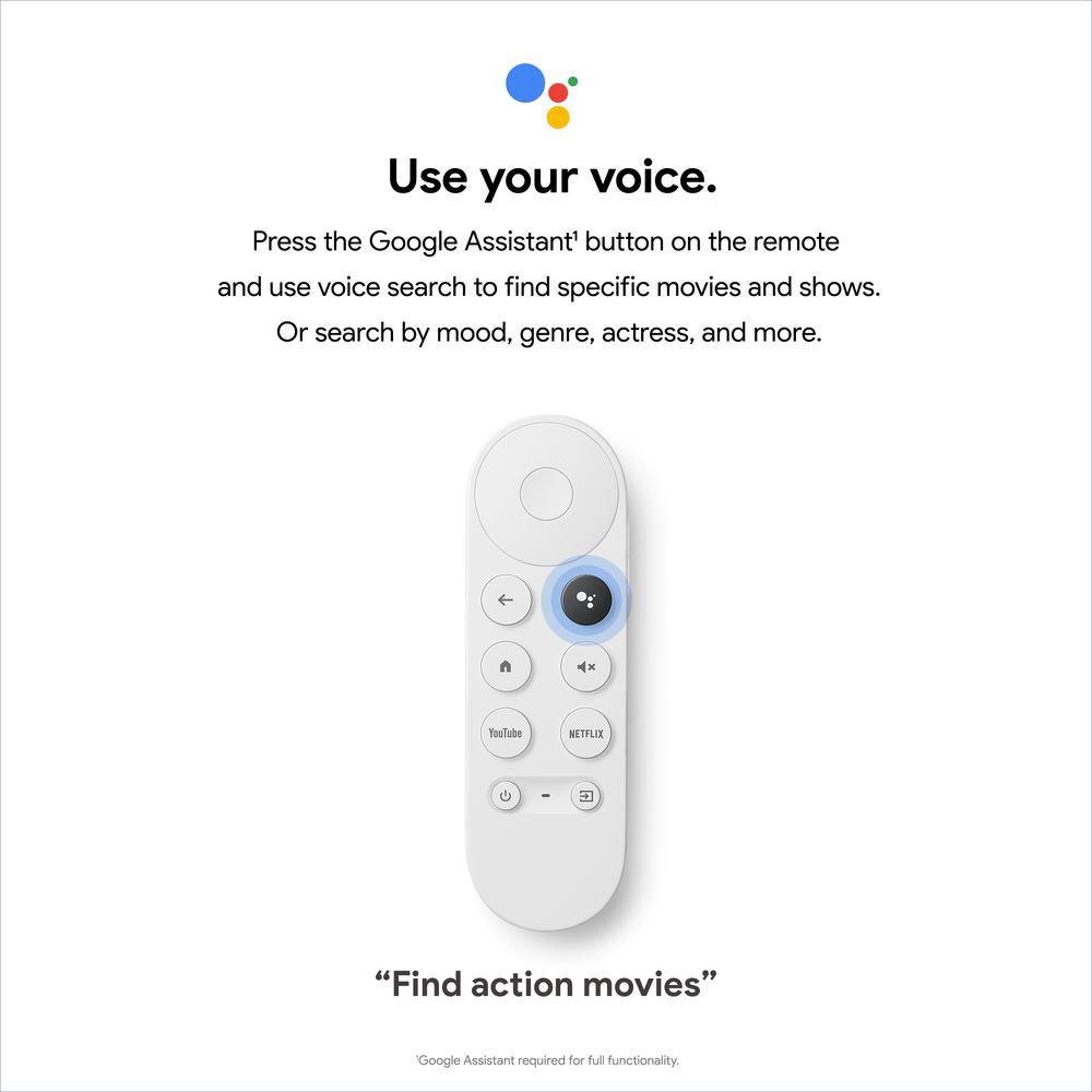 voice control chromecast
