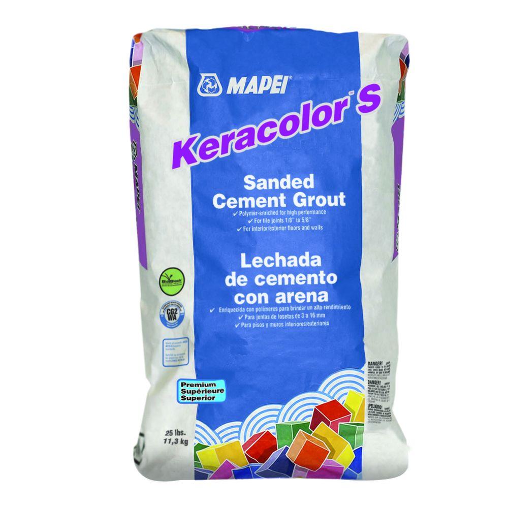 Mapei Keracolor 25 lb Ivory Sanded Grout23925 The Home Depot