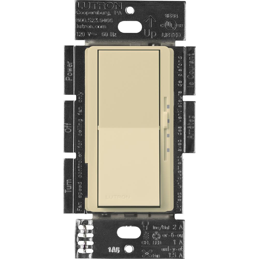 Lutron Diva Fan Control And Light Switch For Leds Cfls Lutron Diva Fan Control And Light Switch For Leds Cfls Incandescent Halogen