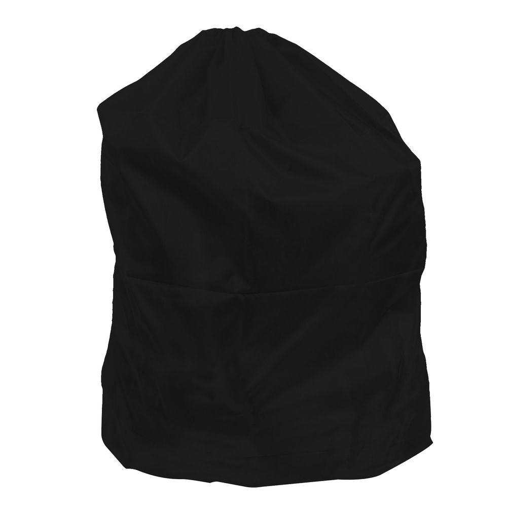 Lavish Home Jumbo Sized Nylon Laundry Bag In Black