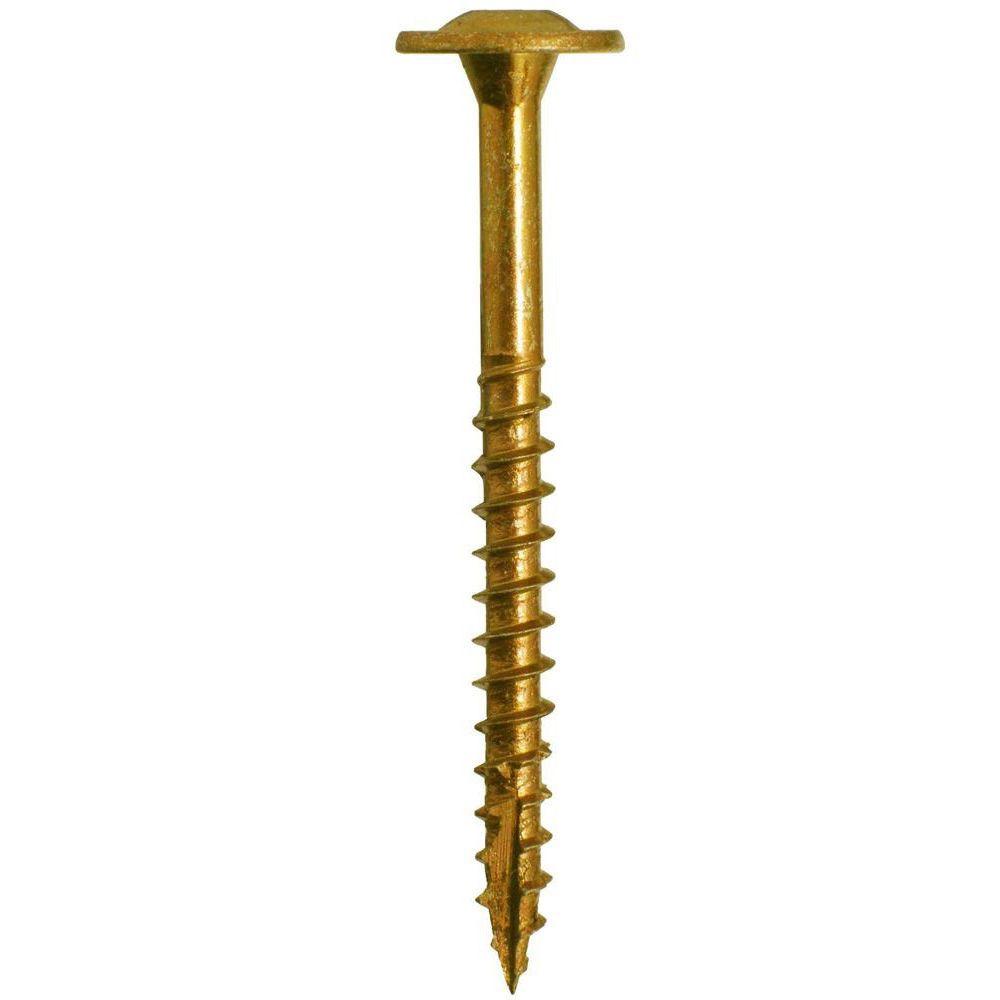 Zinc Washer Head 100 pc 10 x 2-1//2 HighPoint Cabinet Installation Screws