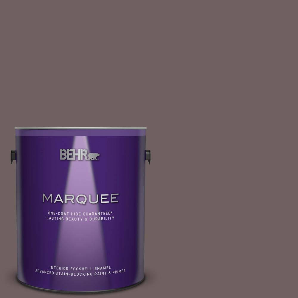 Behr Marquee 1 Gal N110 6 Dignified Purple One Coat Hide Eggshell N110 6 Dignified Purple One Coat Hide Eggshell Enamel Interior Paint And Primer In