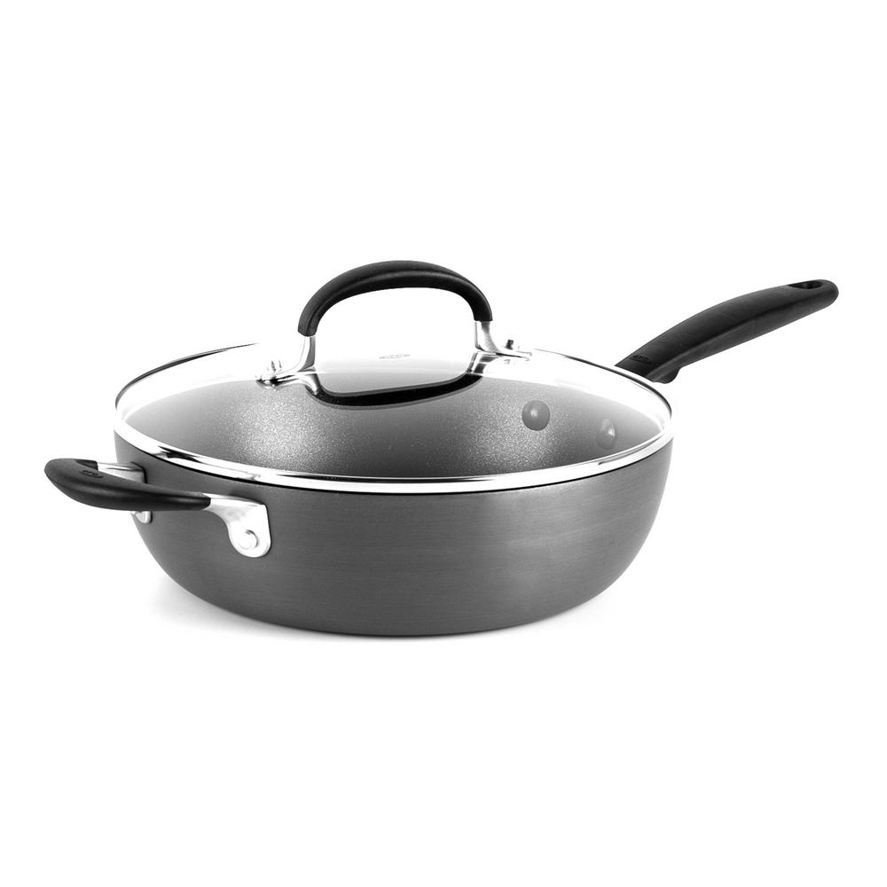 OXO Good Grips 9.5 in. Chef's Pan with Lid CC002663001 The Home Depot