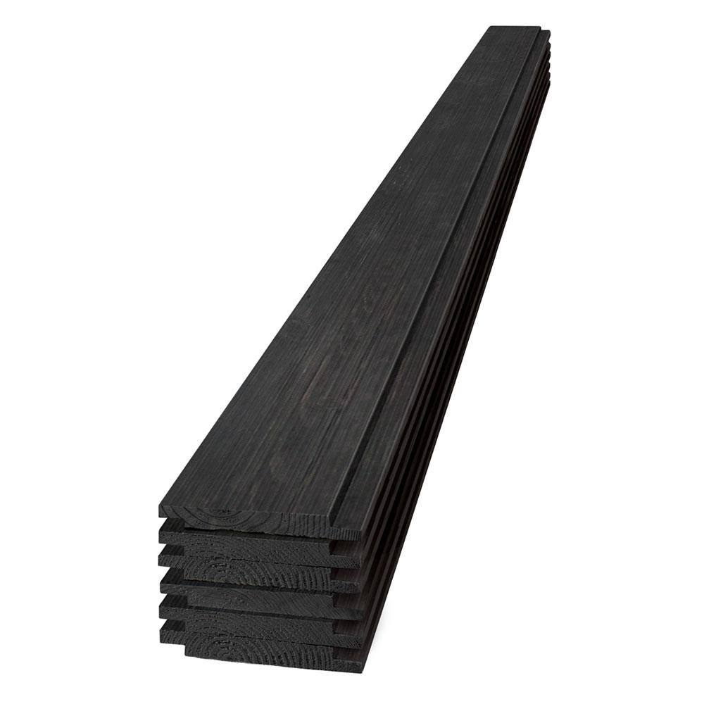 UFPEdge 1 in. x 6 in. x 8 ft. Barn Wood Charcoal Shiplap Pine Board (6