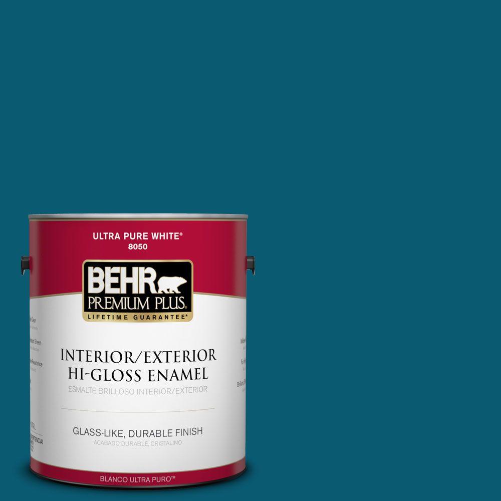 BEHR MARQUEE 5gal. 540D7 Deep Blue Sea Flat Exterior Paint445305 The Home Depot