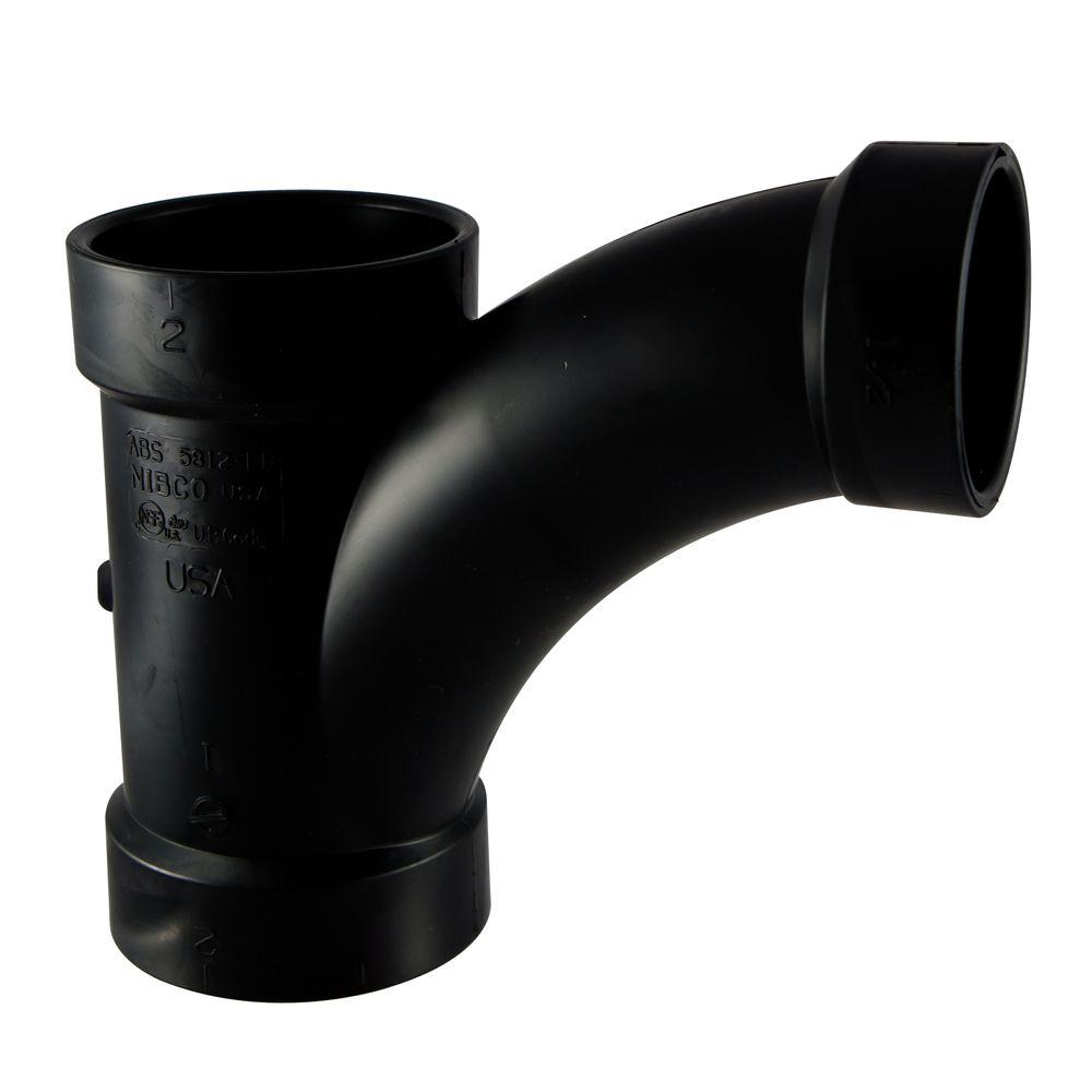 4 in. x 4 in. x 3 in. ABS Sanitary TeeC5812LHD443 The Home Depot