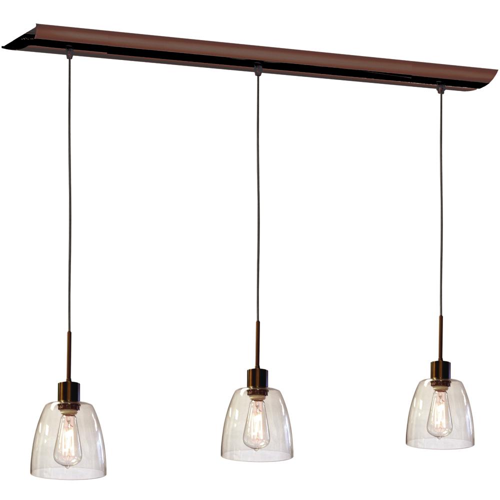Kenroy Home Oregon 2 Light Bronze Island Pendant 93832wd The 3 Light Oil Brushed Bronze Island Pendant