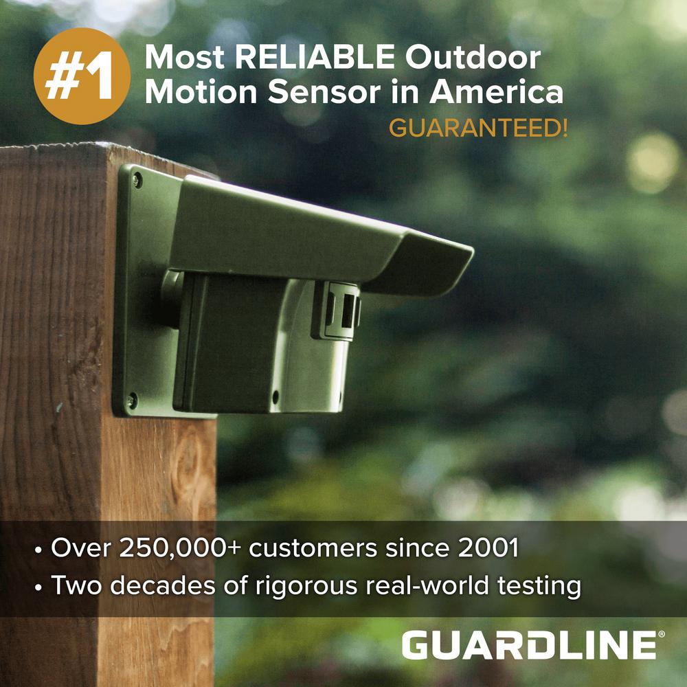 Guardline 1 4 Mile Long Range Driveway Alarm Top Rated Wireless Outdoor Motion Detector And Sensor Diy Alert System Gl5000 The Home Depot