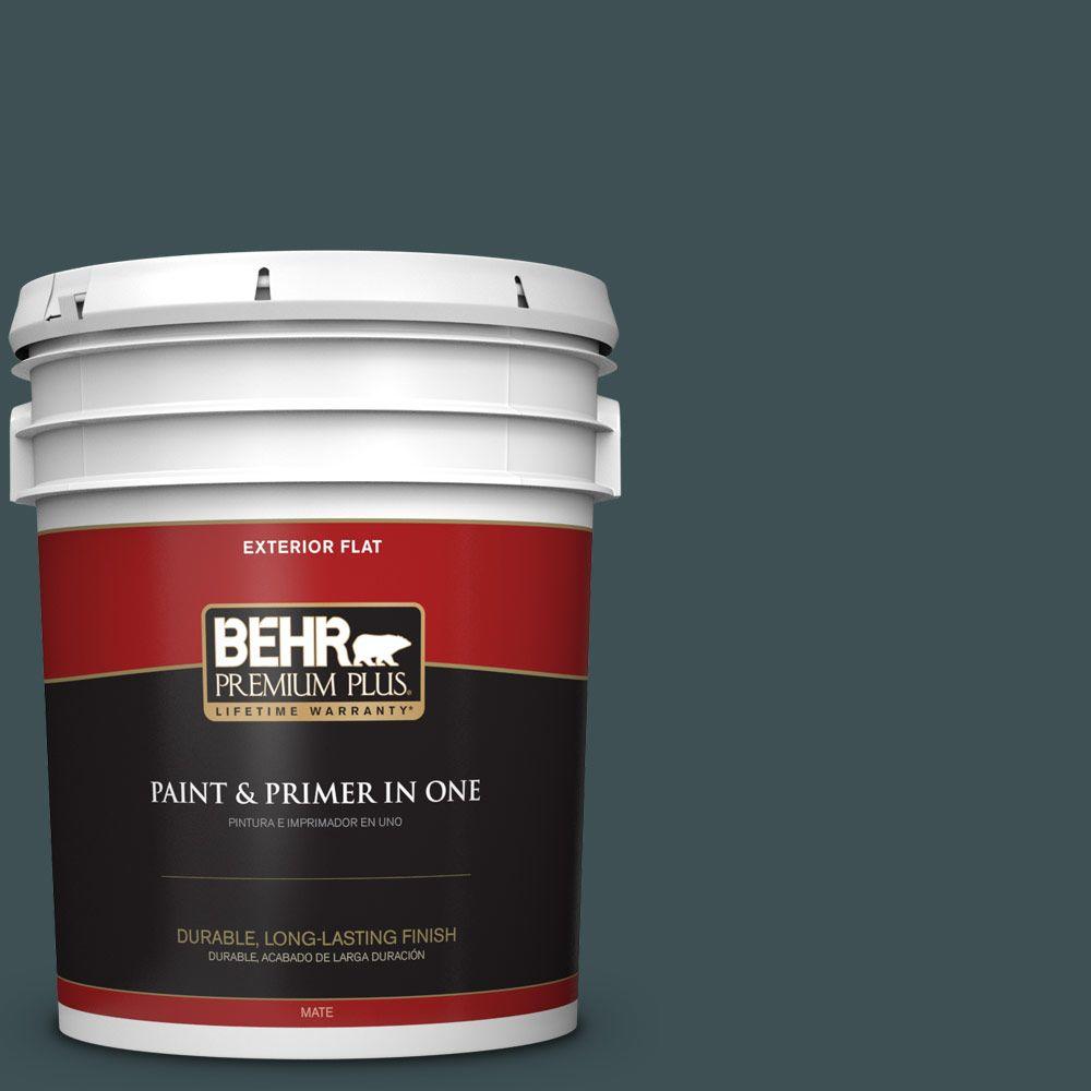 BEHR Premium Plus 5gal. S4407 Thermal Flat Exterior Paint430005