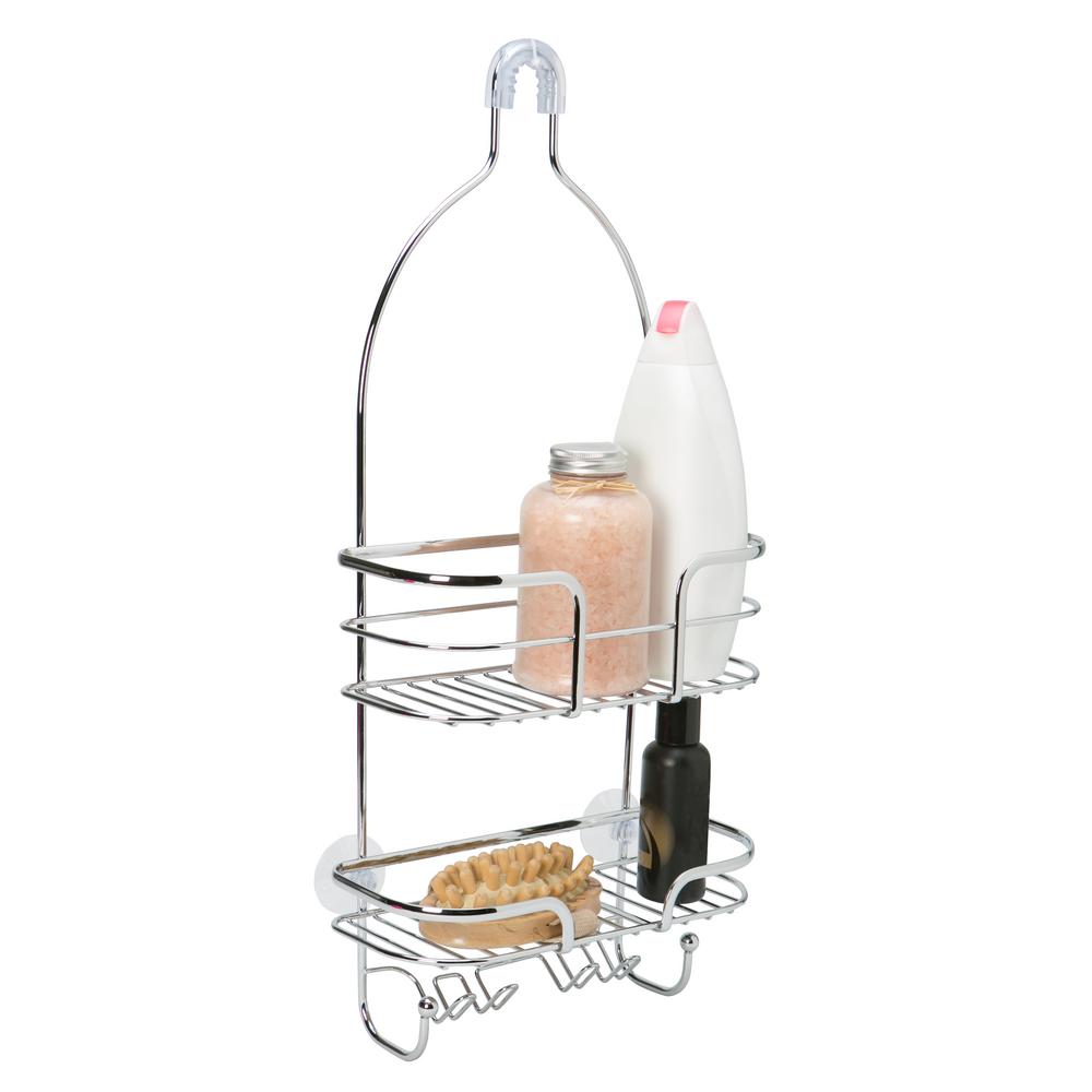 Bath Bliss Oval Wire Shower Caddy - Holland -CHR-23385-CHR - The Home Depot