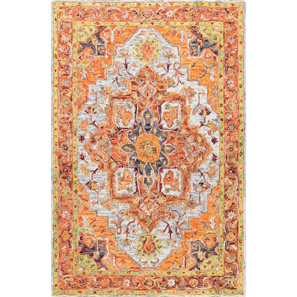 Nuloom Handmade Cerda Bohemian Rust 5 Ft X 8 Area Rug