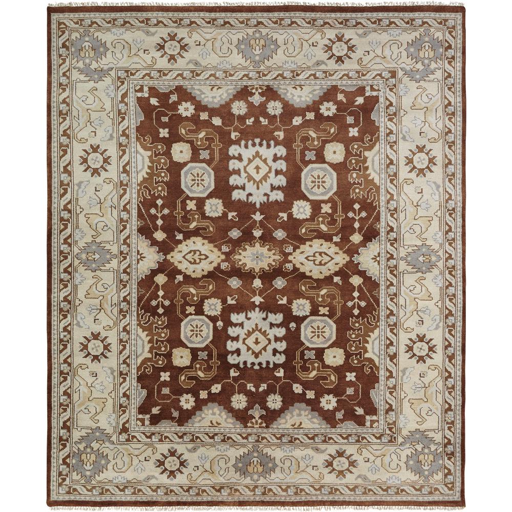 Kalaty Umbria Brown Camel 6 Ft X 9 Area Rug