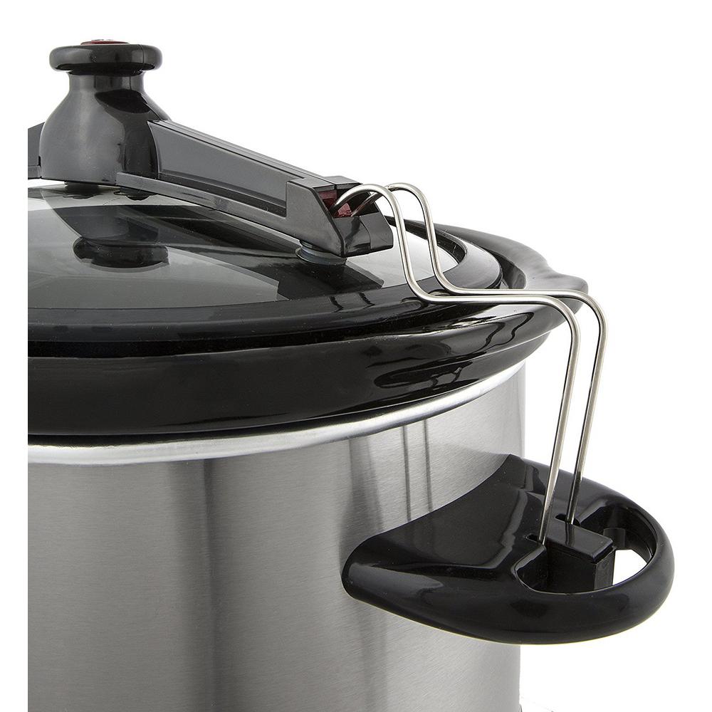 Elite Platinum 8.5 Qt. Programmable Slow Cooker with LocKing Lid MST
