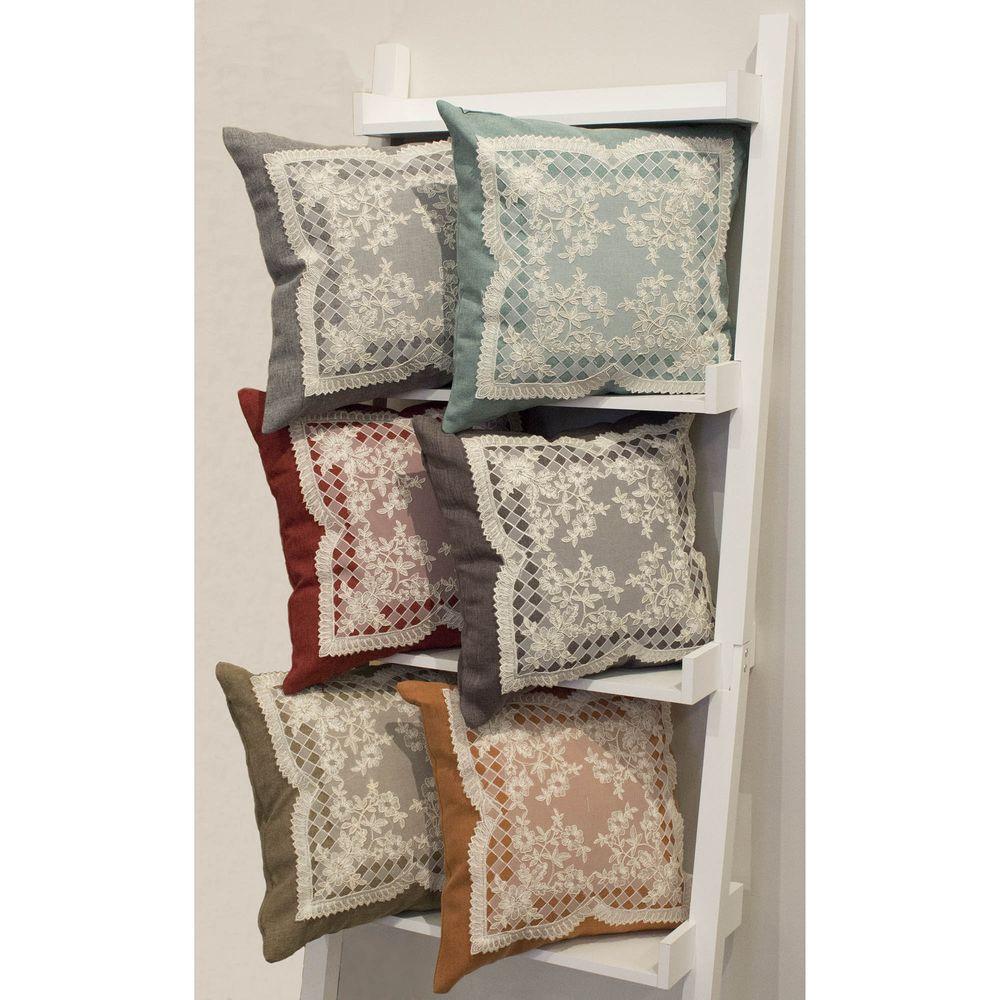100/% Cotton Velvet Pillow Covers Shams Set of 2 Home Decor Cushion Rust