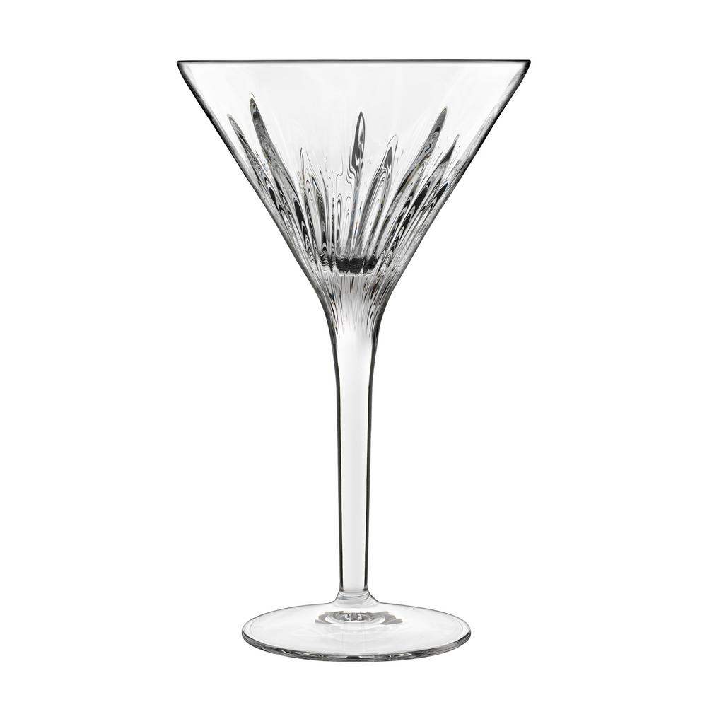 UPC 032622025918 product image for Mixology 7.25 fl. oz. Lead-Free Crystal Glass Martini or Cocktail Glass (4-Pack) | upcitemdb.com