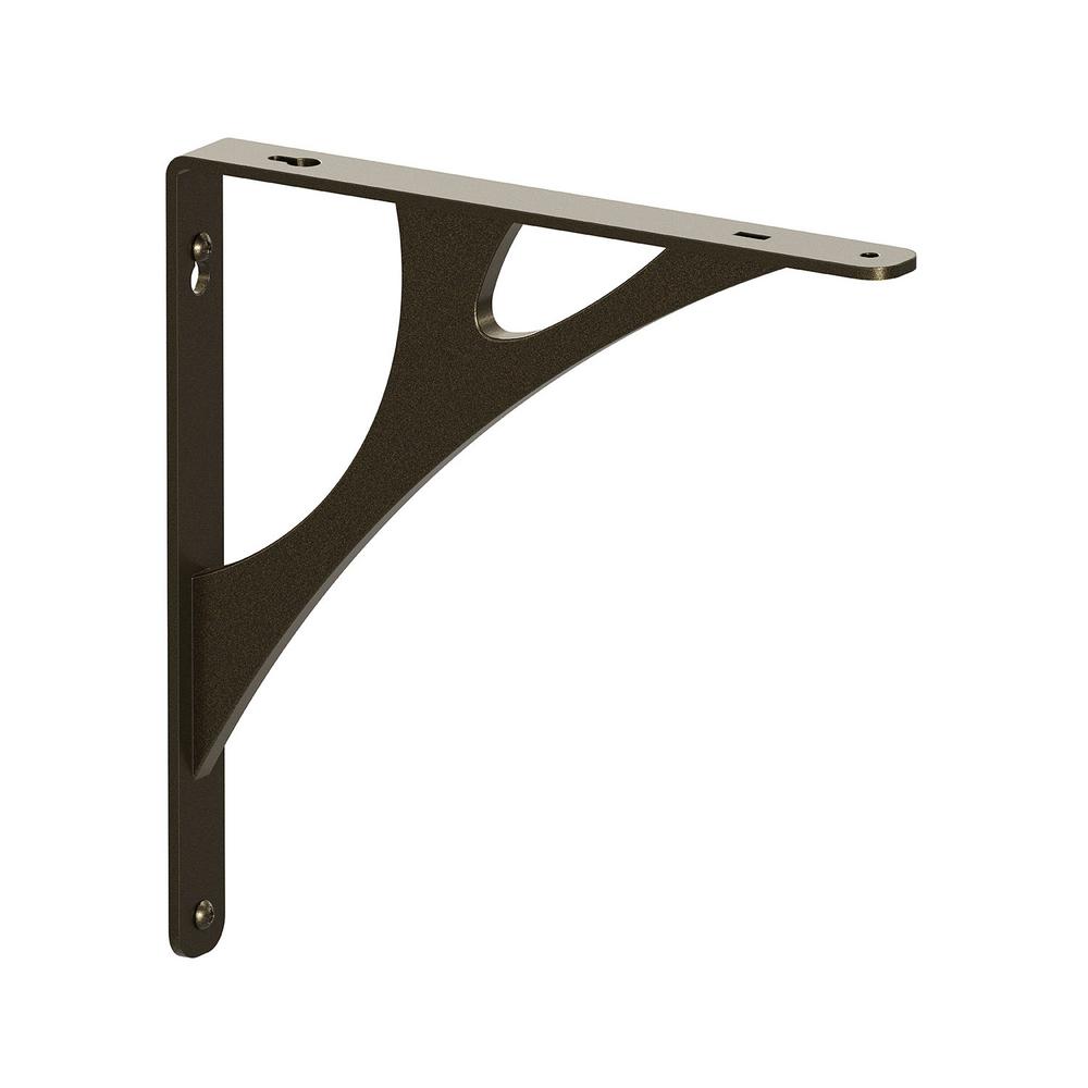 Bronze Shelving Brackets Shelving Hardware The Home Depot
