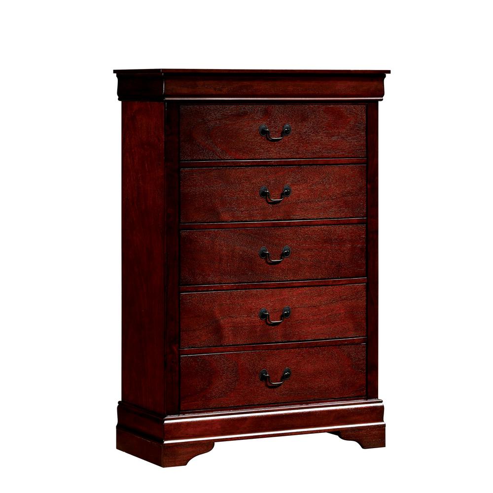 William S Home Furnishing Louis Philippe Iii Cherry Contemporary