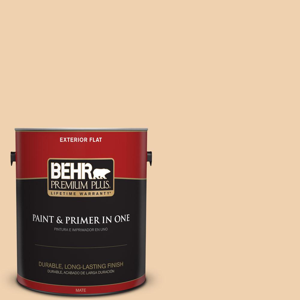 BEHR Premium Plus 1gal. 300E2 Calm Air Flat Exterior Paint405001