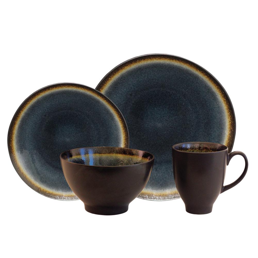 BAUM Galaxy Coupe 16-Piece Denim Dinnerware Set-GACDM16D - The Home ... BAUM Galaxy Coupe 16-Piece Denim Dinnerware Set-GACDM16D - The Home ...
