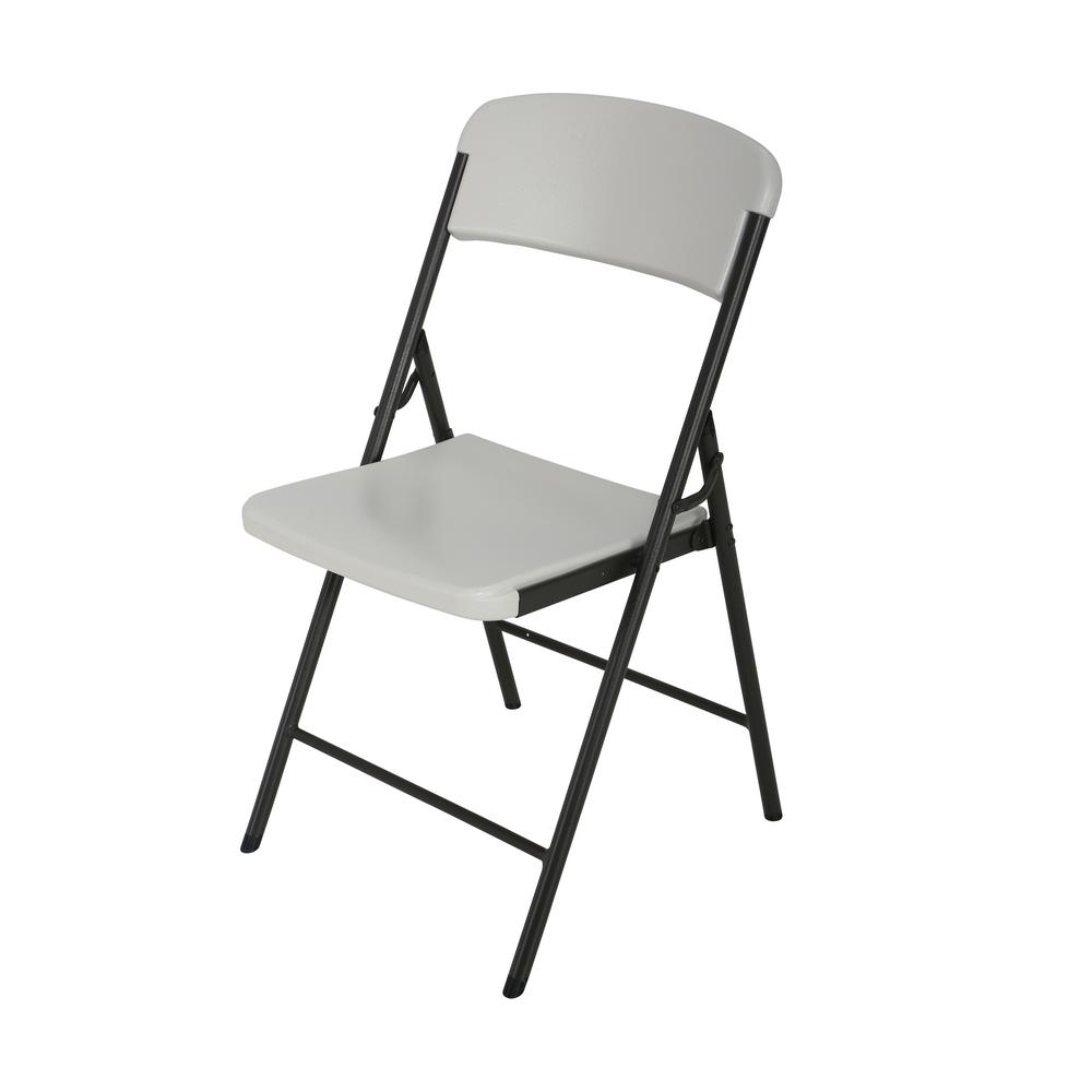 Lifetime Lifetime Folding Chair; Almond-80587 - The Home Depot