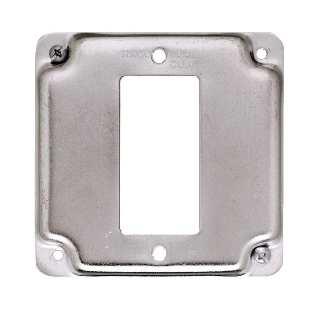 4 In Square Exposed Work Cover For 1 Gfci Device 4 In Square Exposed Work Cover For 1 Gfci Device