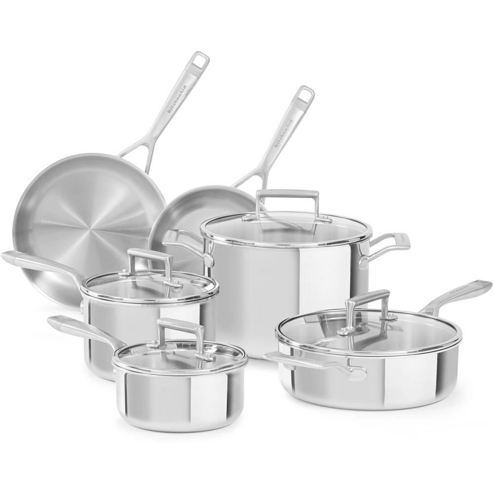 Stainless Steel Kitchenaid Cookware Sets Kc2ts10st 64 1000 