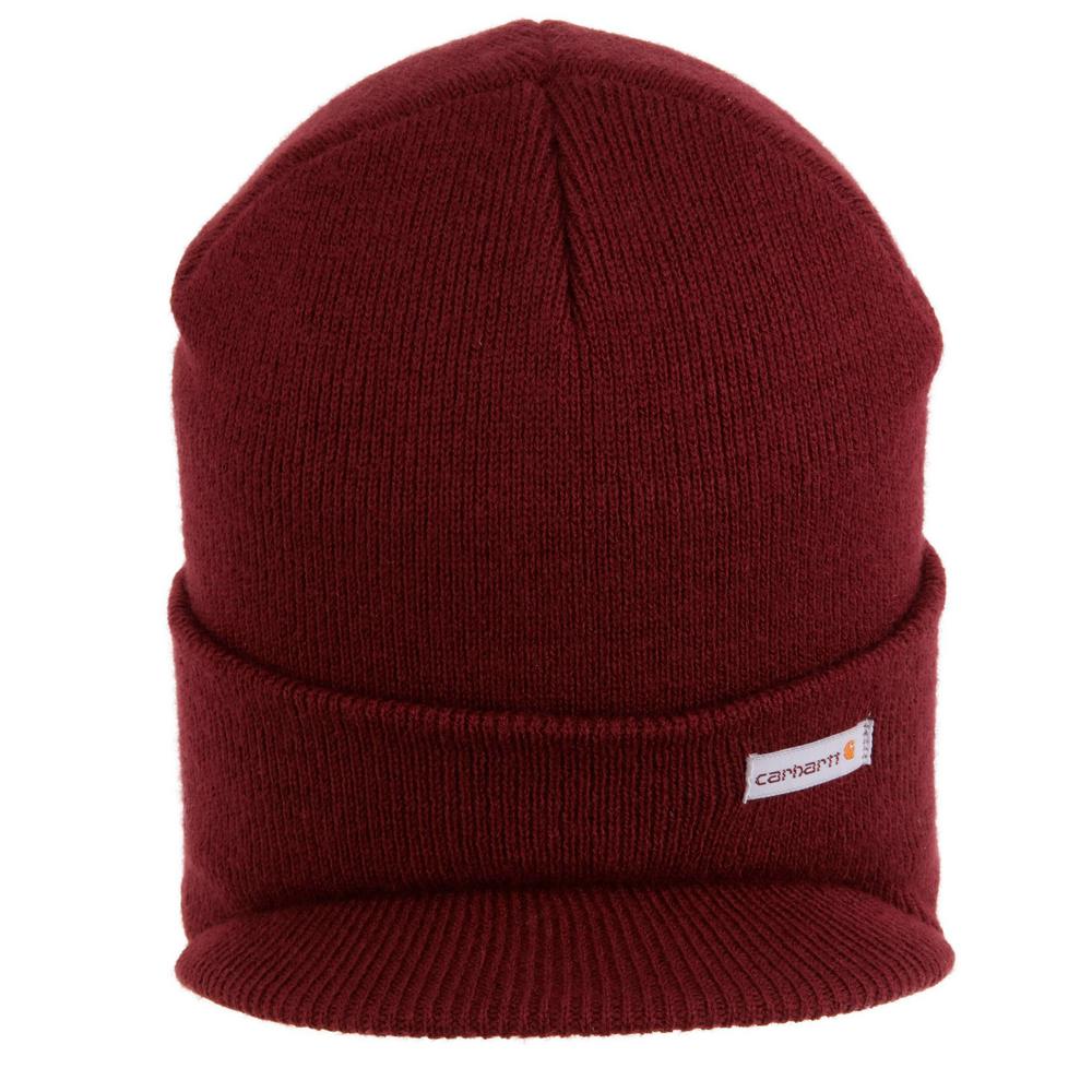 knit hat with visor