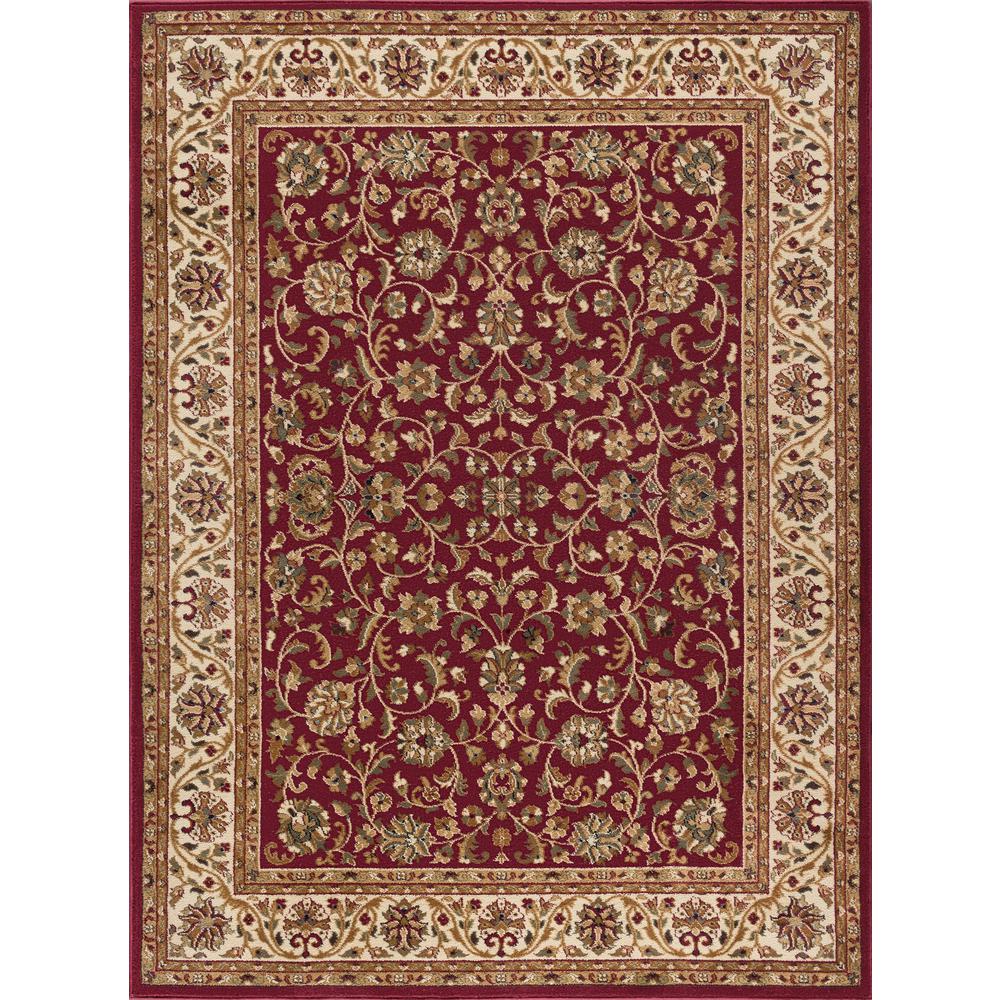 Tayse Rugs Sensation Red 7 Ft X 10 Transitional Area Rug Tayse Rugs Sensation Red 7 Ft X 10