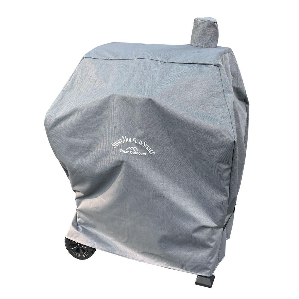 UPC 715117309082 product image for LANDMANN USA Vista Charcoal Polyester Grill Premium Cover, Gray | upcitemdb.com