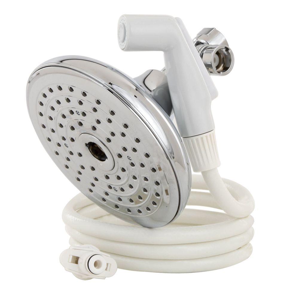 RINSE ACE Rainfall 75Spray Dual Showerhead and Handheld Showerhead