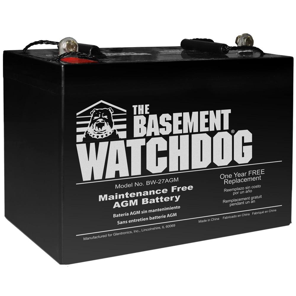 Basement Watchdog Maintenance Free (AGM) Standby BatteryBW27AGM The