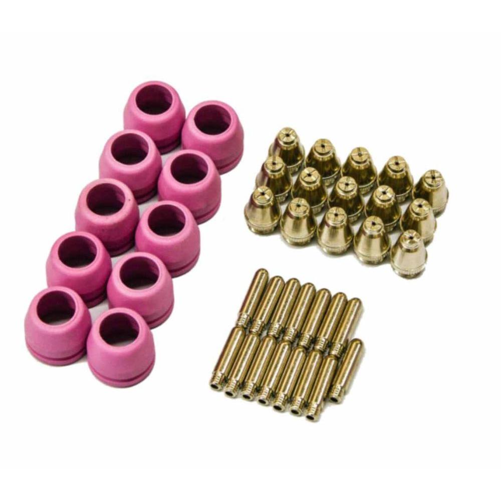 Lotos Plasma Cutter Nozzles, Electrodes and Cups Set (40-Piece) for Lotos Pilot... by Lotos