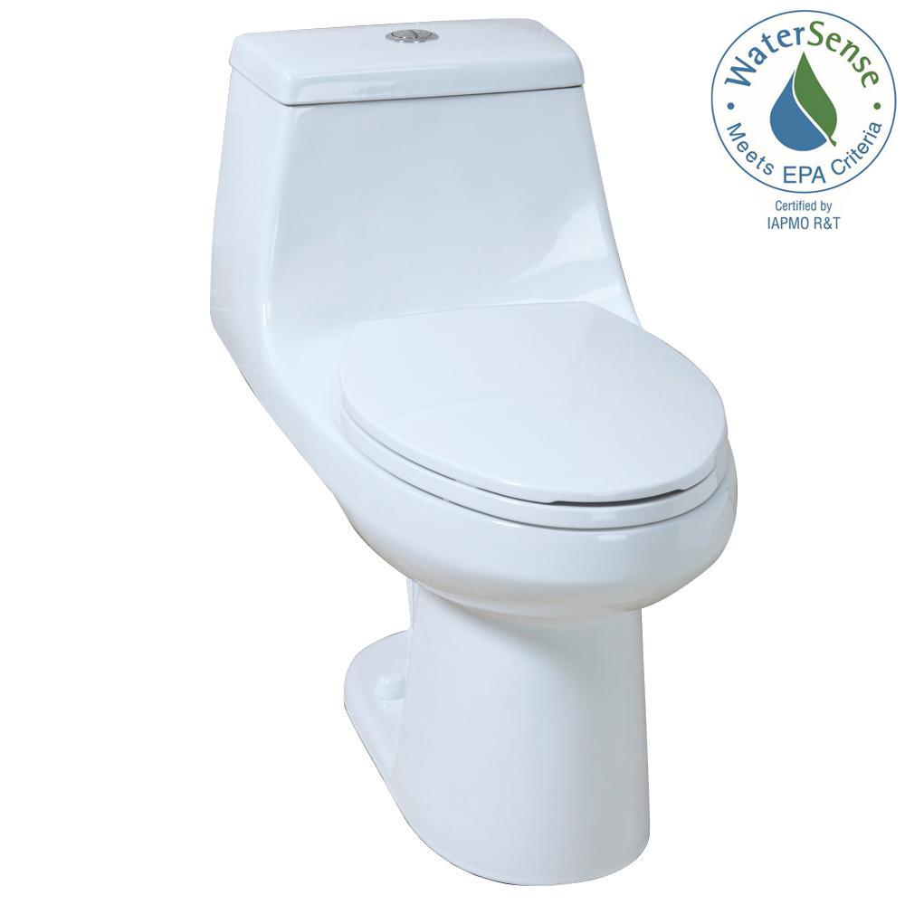 Glacier Bay 1 Piece 11 Gpf16 Gpf High Efficiency Dual Flush