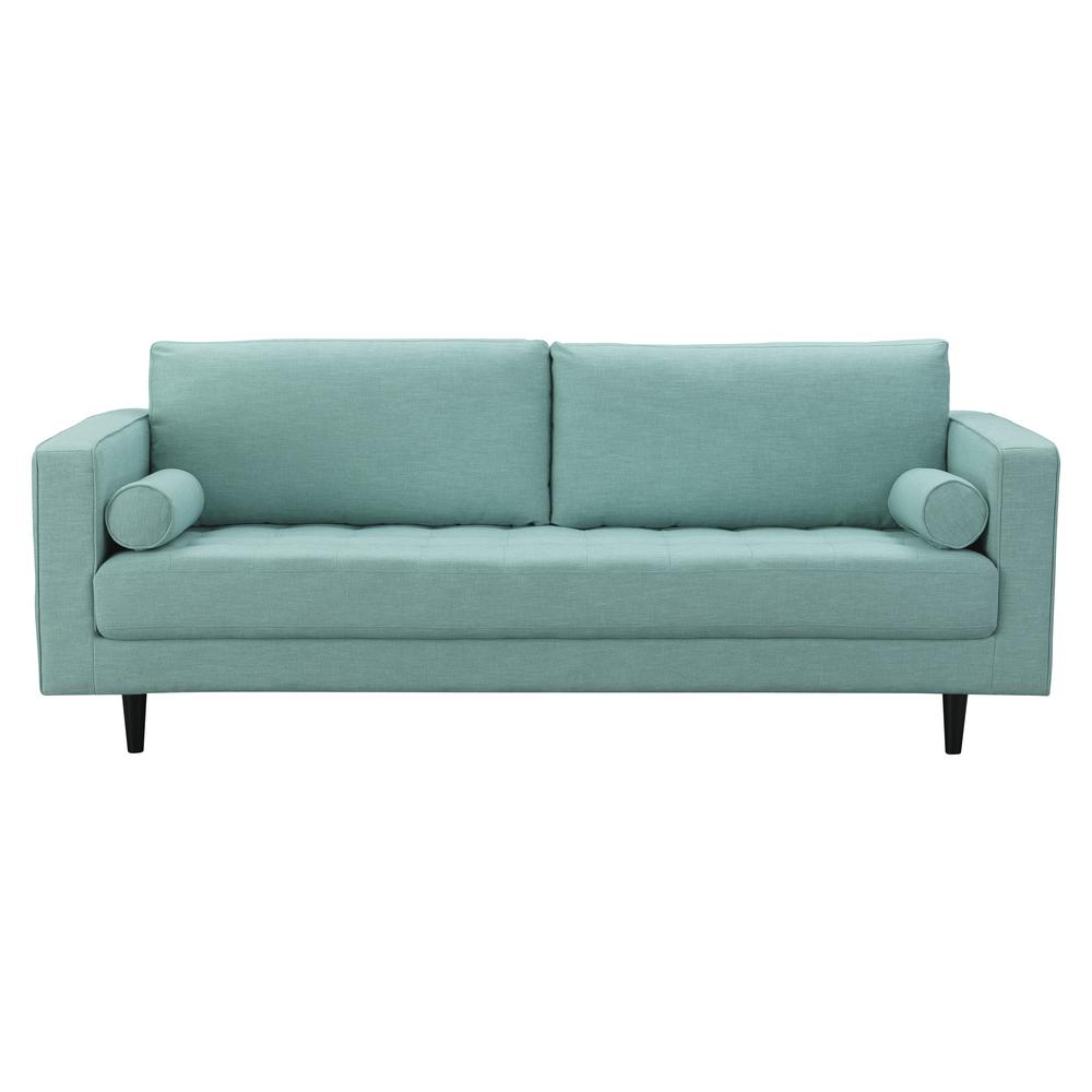 Cotton Standard Sofa Fabric Sofas Loveseats Living Room Arthur 3 Seat Mint Green Blue Tweed Sofa