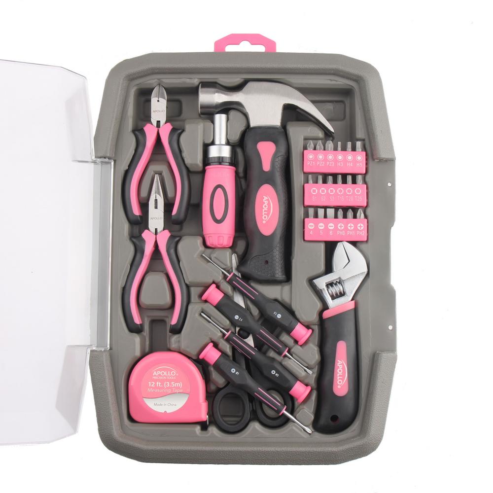 Apollo Women Essential Tool Kit (69Piece)DT0423P The Home Depot