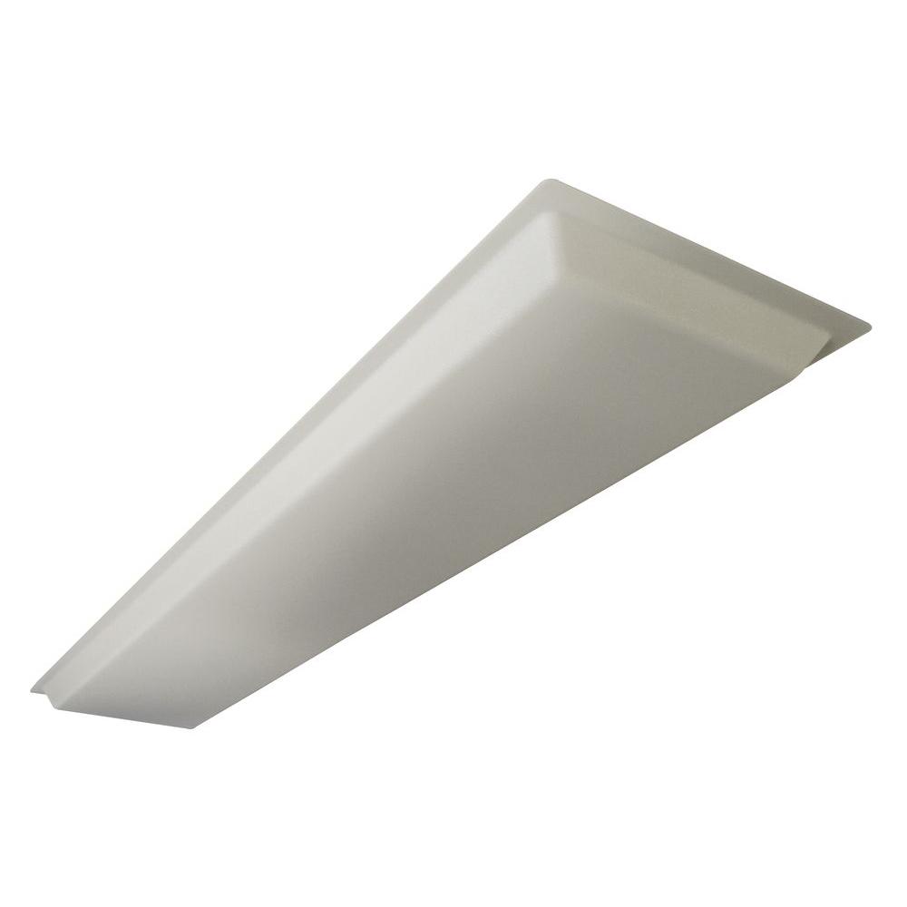 Lithonia Lighting 10 44 In X 48 22 In Dropped White Acrylic Diffuser