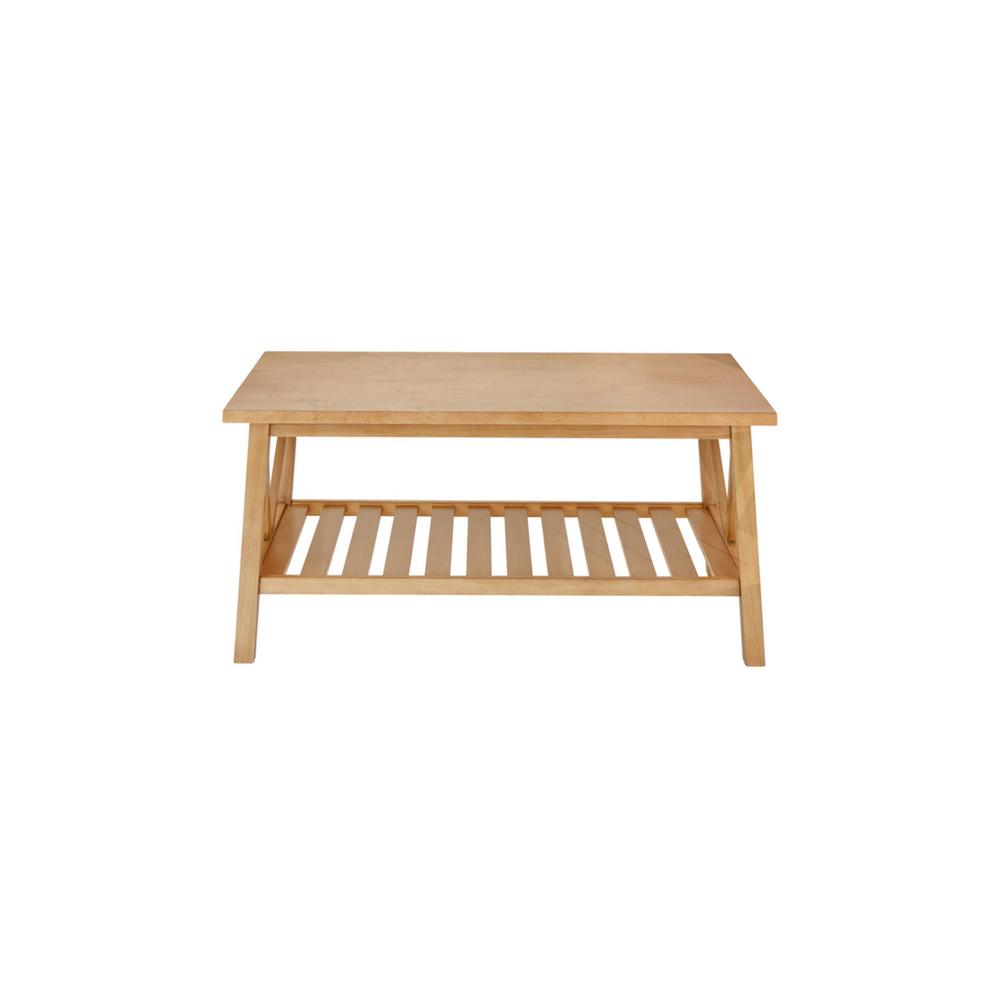 StyleWell Bannerton Rectangular Patina Finish Wood Coffee Table (42 in