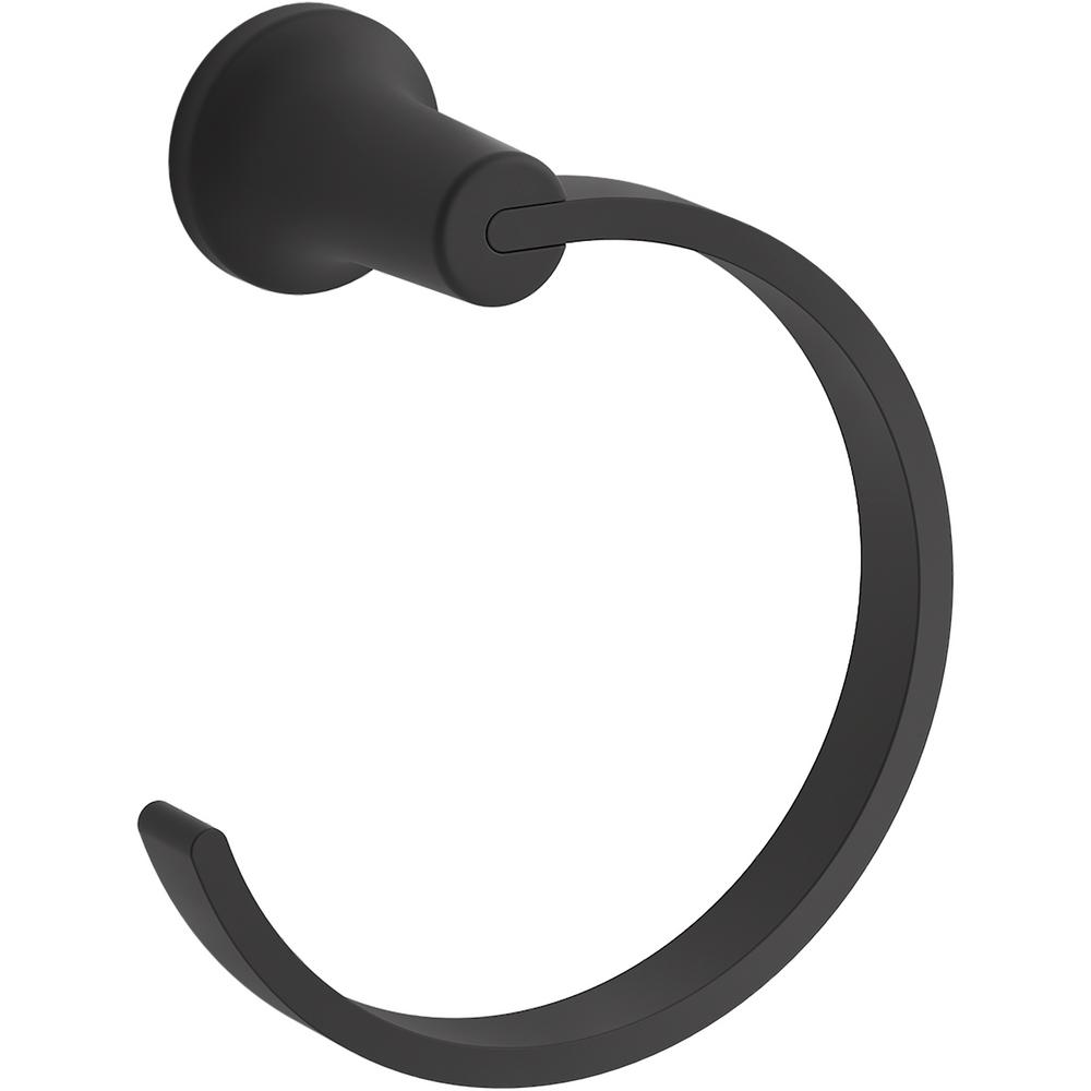 KOHLER Setra Towel Ring in Matte BlackKR26694BL The Home Depot