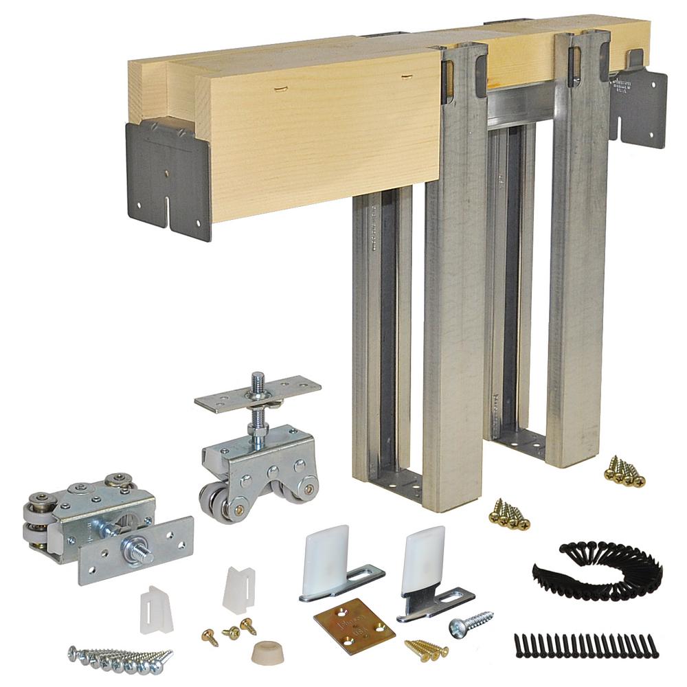 Johnson Hardware 2000 Series 36 In X 84 In Pocket Door Frame For 2x4 Stud Wall