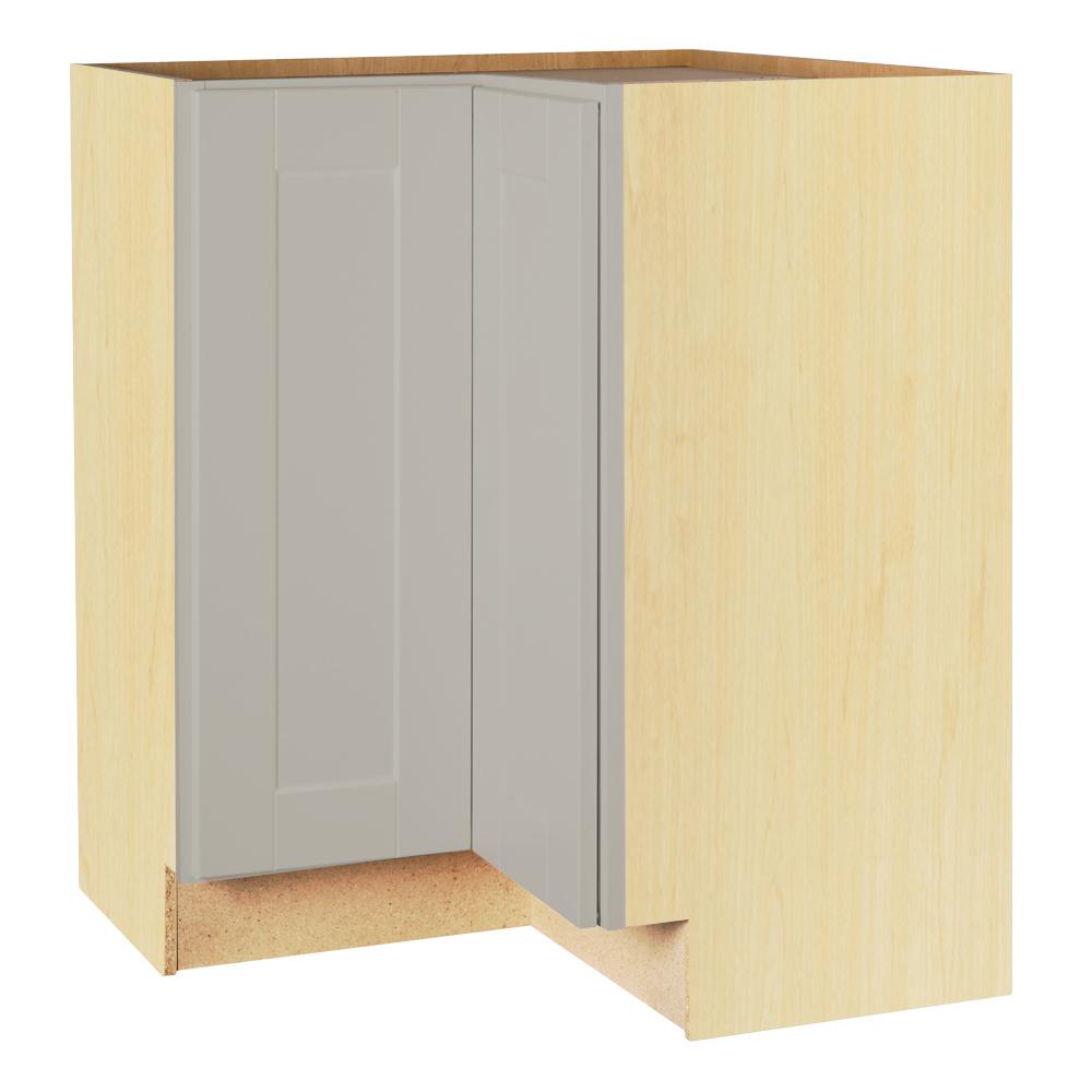 Hampton Bay Shaker Assembled 28 5x34 5x16 5 In Lazy Susan Corner Base Kitchen Cabinet Dove Gray - Lazy Susan For Corner Kitchen Cabinets Hampton Bay Shaker Assembled 28 5x34 5x16 5 In Lazy Susan Corner Base Kitchen Cabinet Dove Gray - Lazy Susan For Corner Kitchen Cabinets