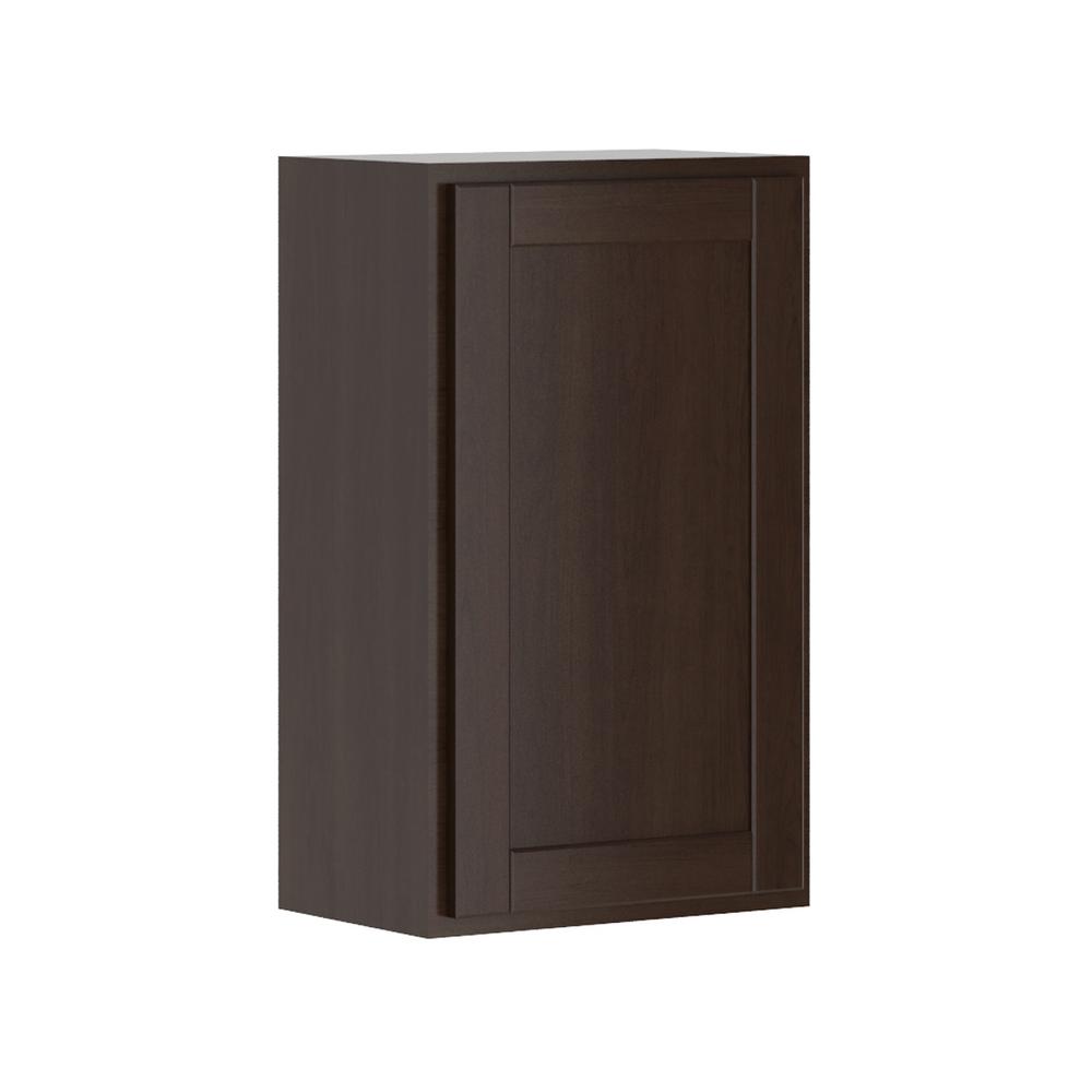 Hampton Bay Princeton Shaker Assembled 18x30x12 In Wall Cabinet