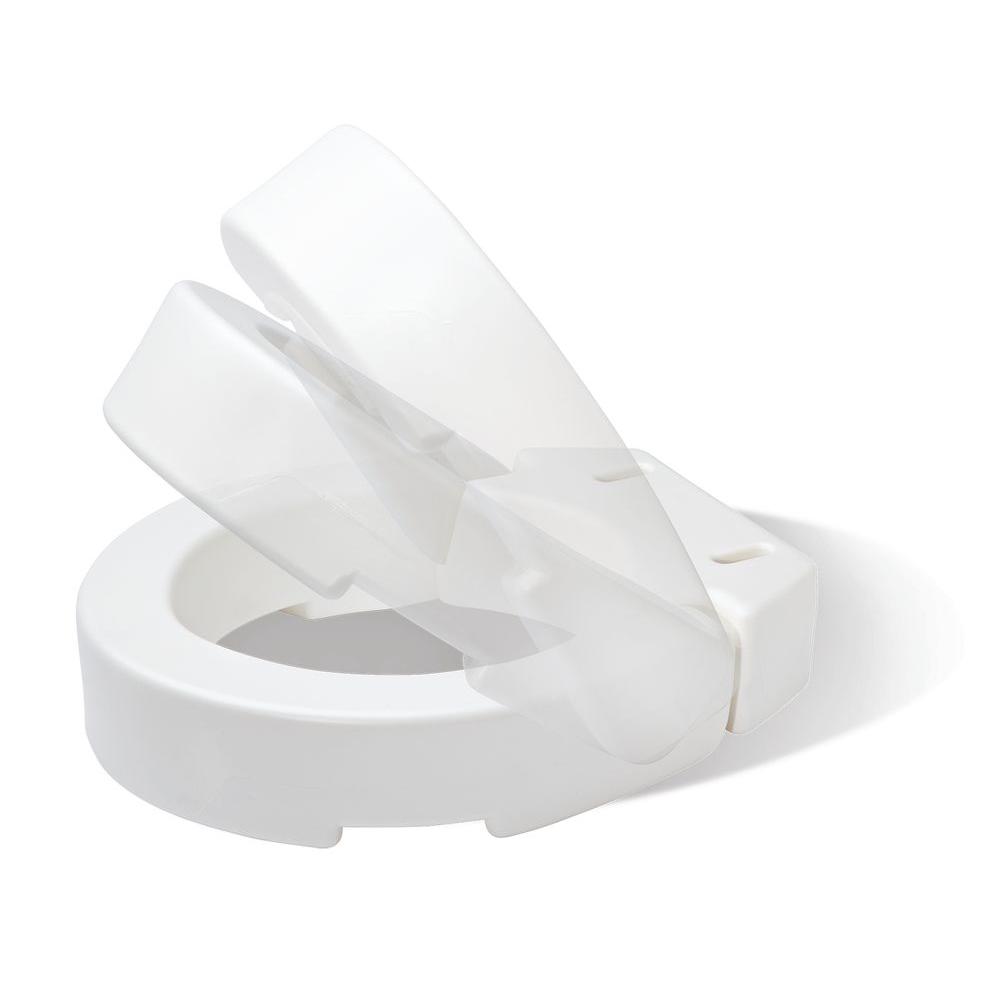 Carex Health Brands Hinged Toilet Seat Riser, StandardFGB32200 0000
