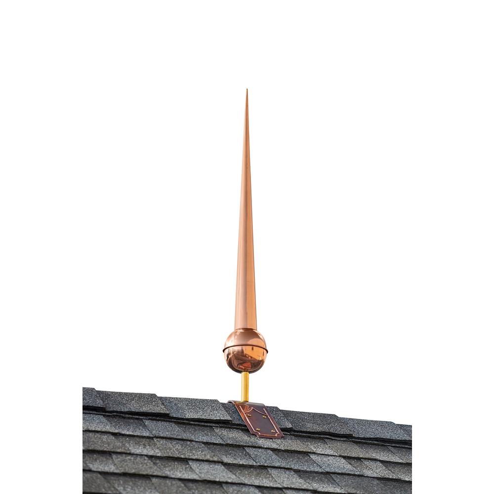DECORATIVE COPPER FINIAL HOME DECOR,ROOFING RIDGE COPPER CAP