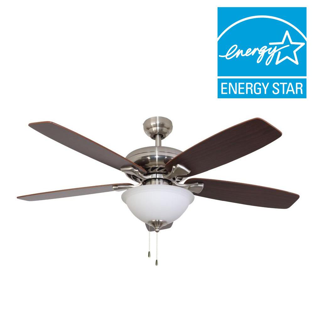 Sahara Fans Ardmore 52 in. Brushed Nickel ENERGY STAR Ceiling Fan10040 The Home Depot
