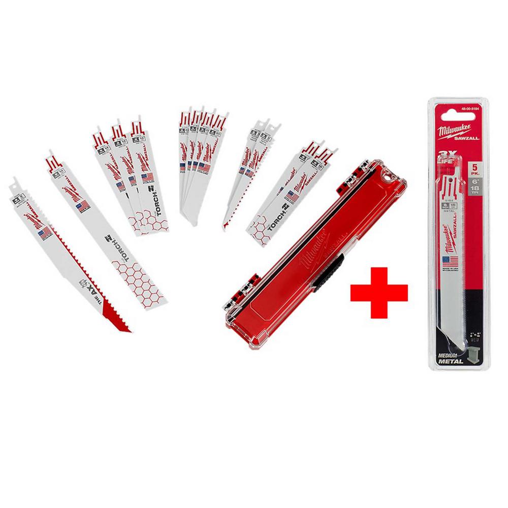 Milwaukee SAWZALL Demolition Wood and Metal Cutting Reciprocating Saw