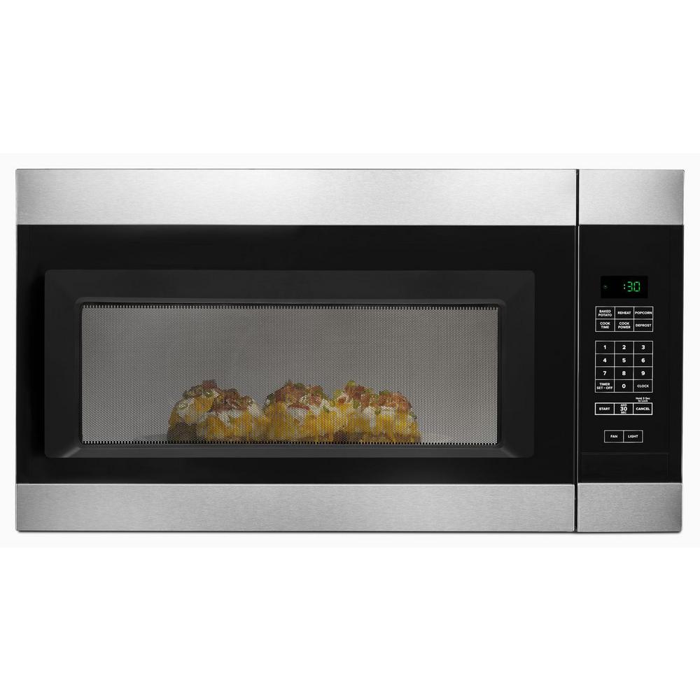 Amana 1 6 Cu Ft Over The Range Microwave In Stainless Steel 11