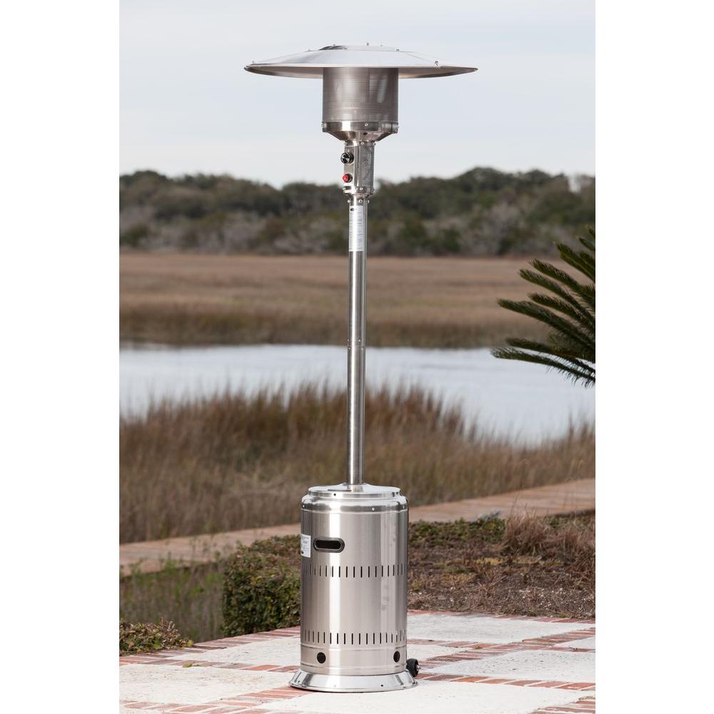 Fire Sense 46 000 Btu Stainless Steel Propane Gas Commercial Patio Heater 01775 The Home Depot - Fire Sense Patio Heater Reviews Fire Sense 46 000 Btu Stainless Steel Propane Gas Commercial Patio Heater 01775 The Home Depot - Fire Sense Patio Heater Reviews
