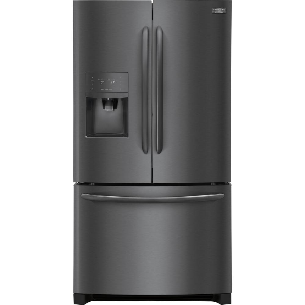 Frigidaire Gallery 27.2 cu. ft. French Door Refrigerator in Smudge-Proof Black Stainless Steel